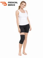 מגן ברך אלסטי עם ג'ל וחיזוקים – תמיכה והפחתת כאבים