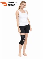 תומך ברך עם פיקה פתוחה וצירים – ייצוב והקלה בכאב