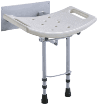 10048 מושב רחצה מתקפל למקלחת עם רגליות – תמונה 1