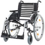 כיסא גלגלים Optima XL מבית B+B גרמניה | רוחב מושב 51–58 ס״מ | עומק מושב מתכוונן