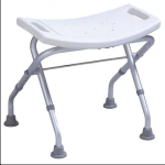 שרפרף רחצה מתקפל טלסקופי אלומיניום