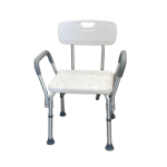 ⁦כיסא רחצה טלסקופי עם ידיות⁩ – תמונה ⁦3⁩