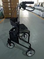 ⁦רולטור 3 גלגלים עם מושב ומשענת גב מתקפל⁩ – תמונה ⁦2⁩