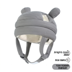 ⁦קסדת הגנה לתינוק נגד נפילות וחבלות ראש – כובע בטיחות רך ונוח⁩ – תמונה ⁦6⁩