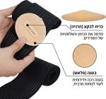 ⁦חגורת בקע טבורי (הרניה Hernia) – חגורת תמיכה וייצוב לבטן⁩ – תמונה ⁦3⁩
