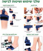 ⁦מיישר אצבע פטיש Hammer Toe Splint | סד ליישור ותמיכה באצבעות כף הרגל⁩ – תמונה ⁦4⁩