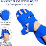 סד לילה לשורש כף היד לילדים – סד מנוחה מתכוונן עם אלומיניום גמיש