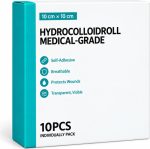 Hydrocolloid Dressing – חבישת / תחבושת הידרוקולואידיים דביקים לטיפול בפצעים 10×10 ס״מ | תואם לסוג Granuflex