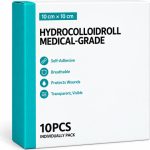 Hydrocolloid Dressing – חבישת / תחבושת הידרוקולואידיים דביקים לטיפול בפצעים 10×10 ס״מ | תואם לסוג Granuflex